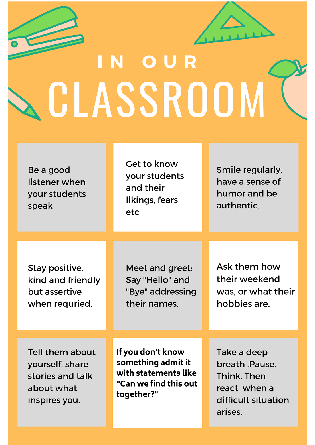9 effective ways to create safe spaces in your classrooms by Trainer