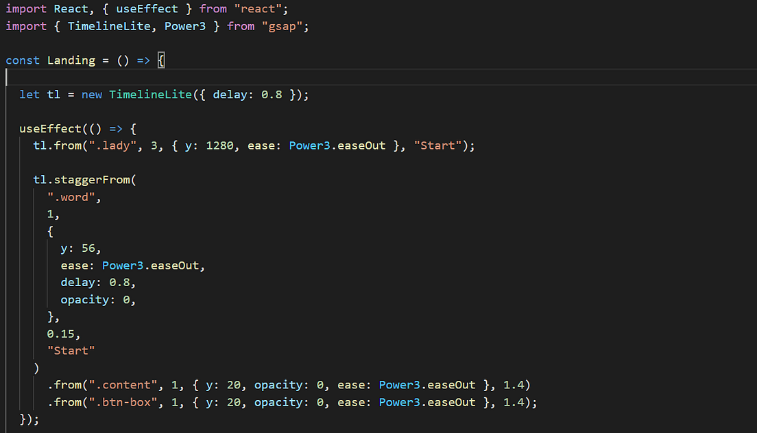 Doing simple animations in a react app using GreenSock Animation ...