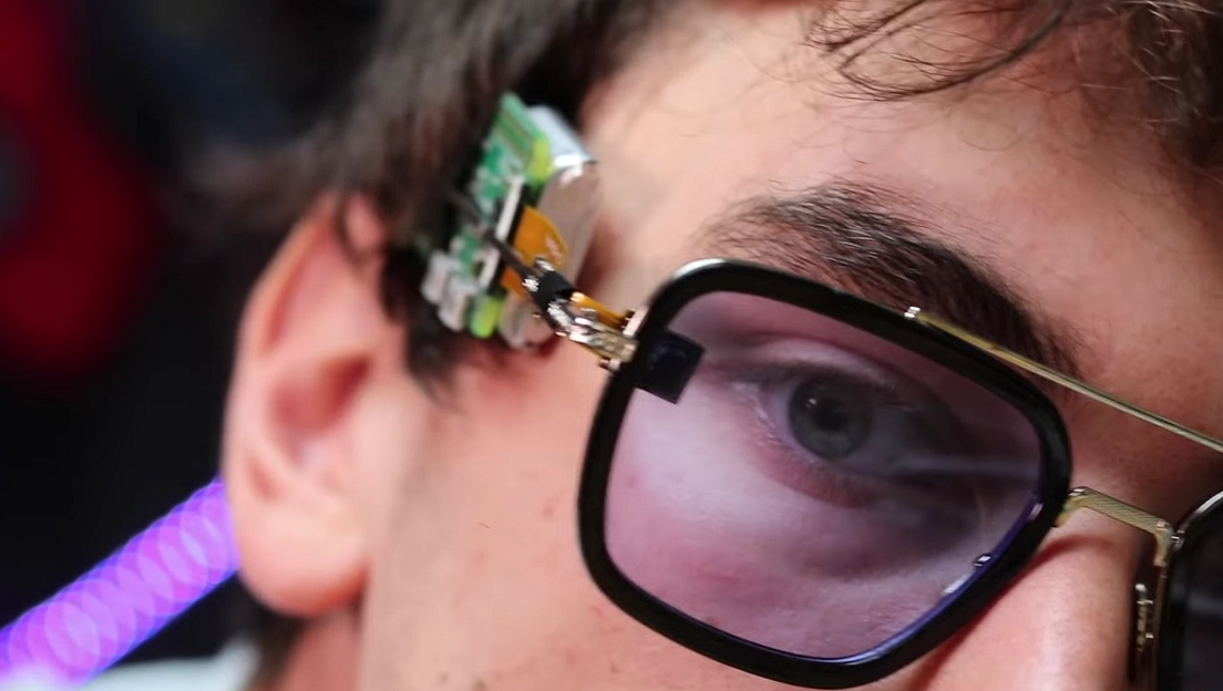 JLaservideo’s E.D.I.T.H Glasses Miniaturized with Raspberry Pi Zero W