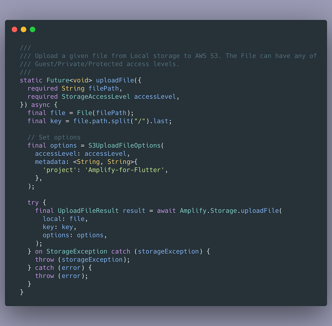 Accessing AWS S3 from a Flutter app | by ryandam | Geek Culture | Jul ...