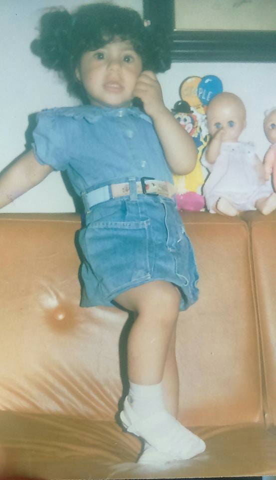 A picture of the author as a child.