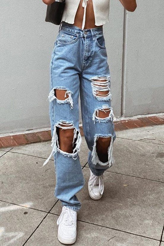 Ripped Jeans Why They Are Popular And How To Style Them! Total Girl