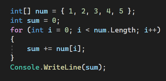 Different ways to get a sum of an array of integers in C# | by Ralph ...