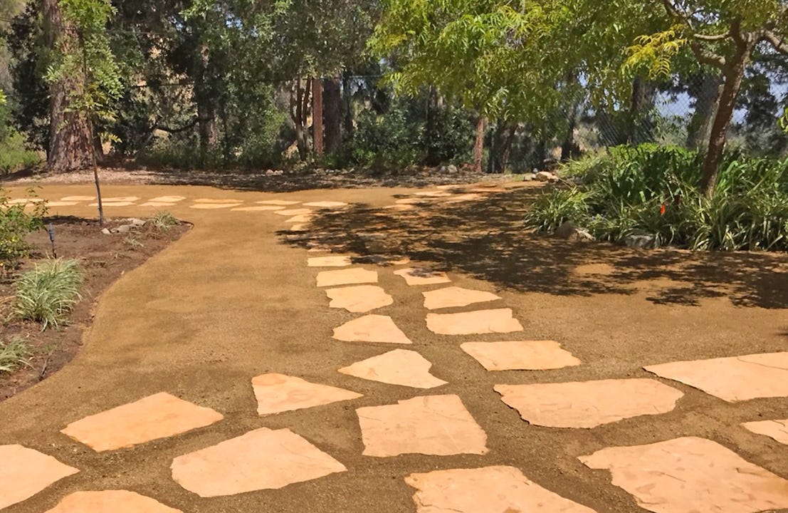 Low Maintenance Landscaping Decomposed Granite Dg Flagstone Walkway By Flores Artscape Medium