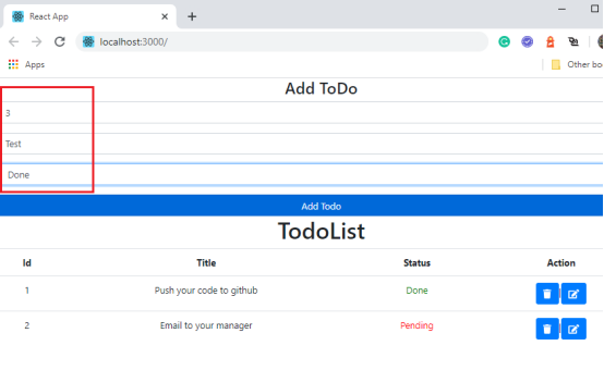 Reactjs Step By Step Tutorial Series Part 4 Build Todo Application Using Reactjs By Jinal Shah Medium