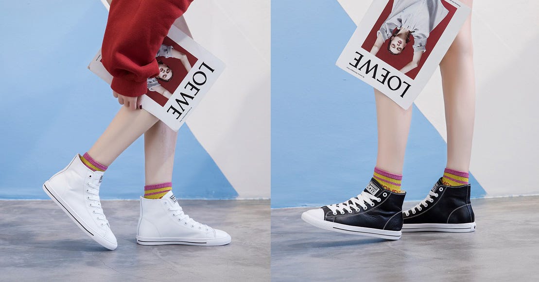 long socks with high top converse