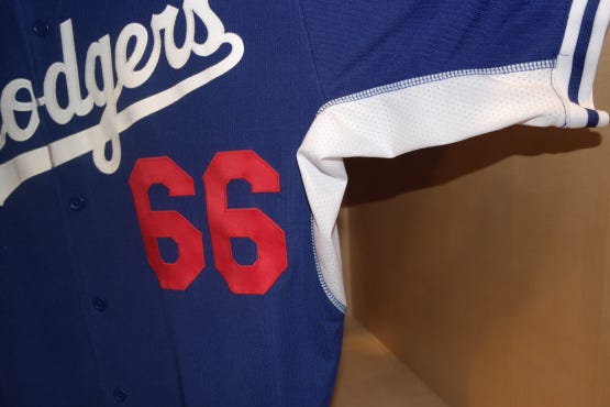 dodgers practice jersey