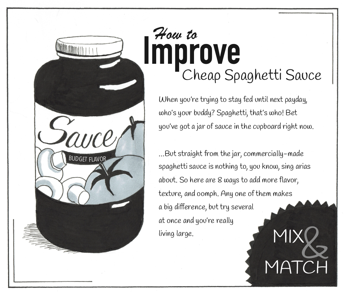 How to improve cheap spaghetti sauce | by Diane Gilleland | Medium