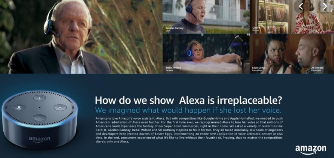 What would happen if my roommate “Alexa” loses her voice? I love you  Amazon! | by Paloma Huby | Marketing in the Age of Digital | Medium