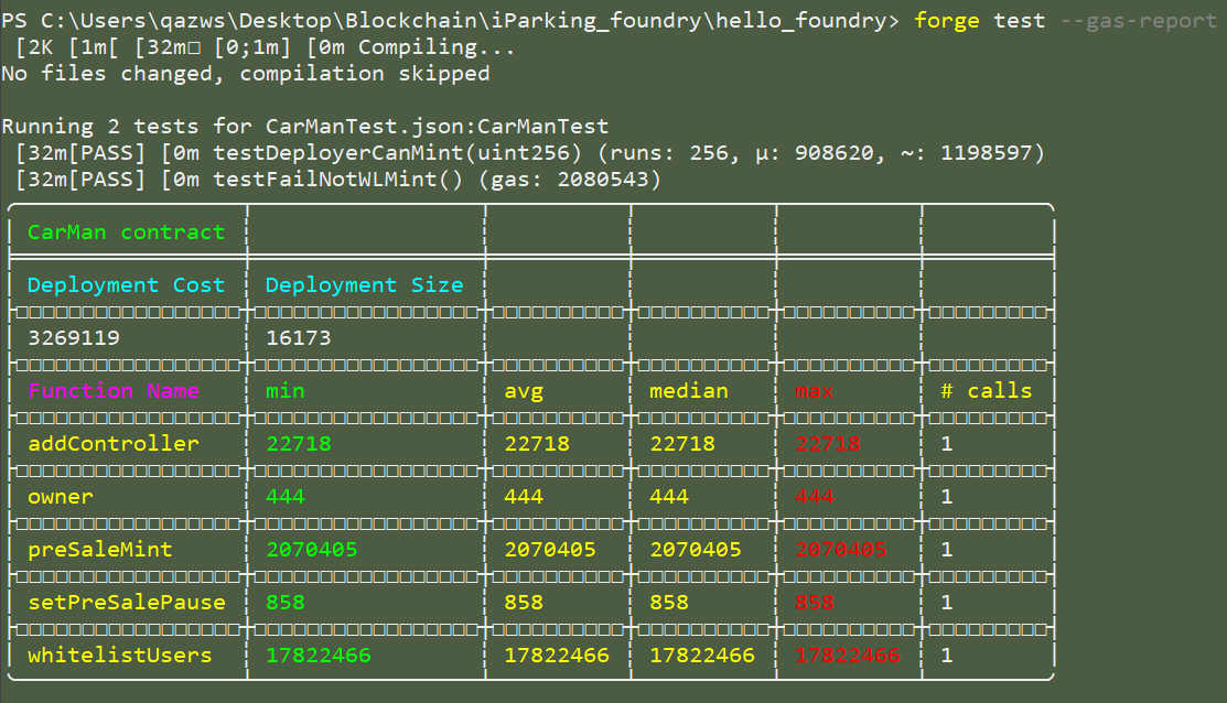 How To Test The Smart Contract Of Iparking Nft With Foundry By Chihaolu Medium