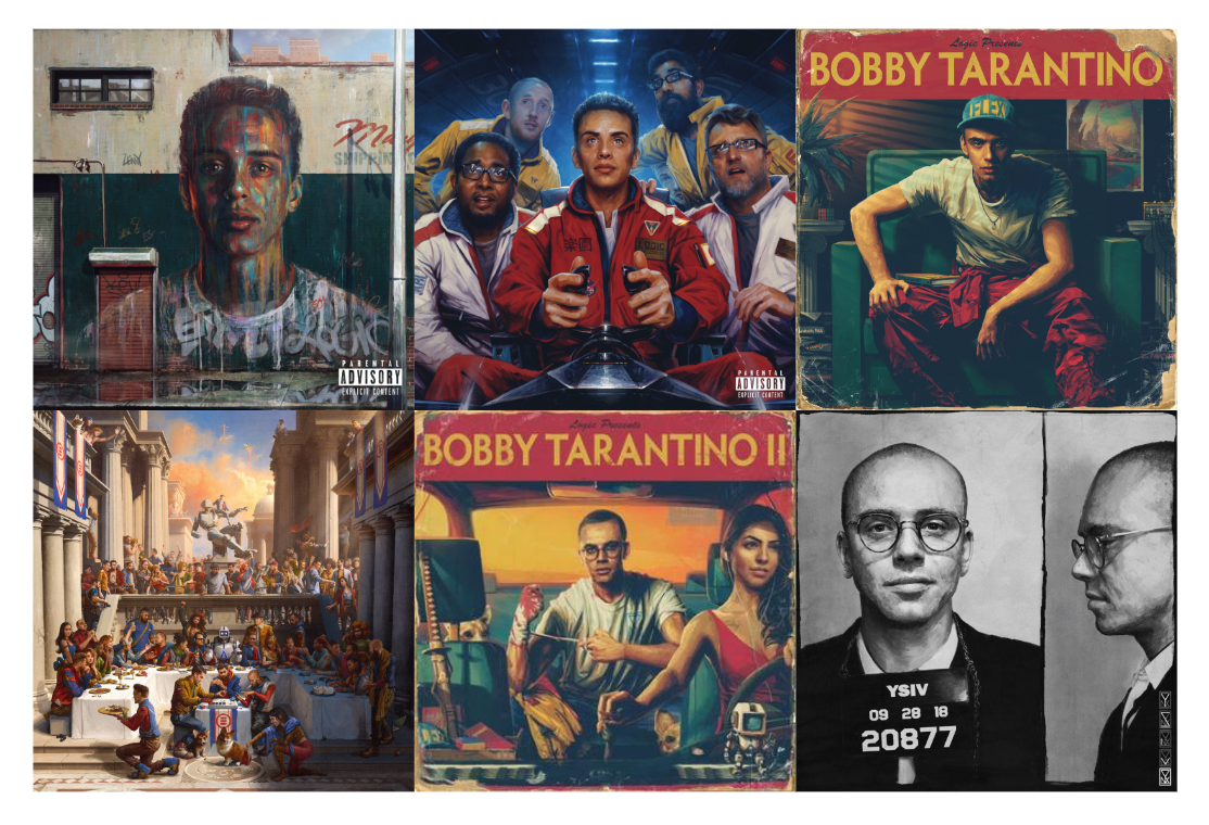 The Art Typography Behind Logic S Music Frank Chen Medium