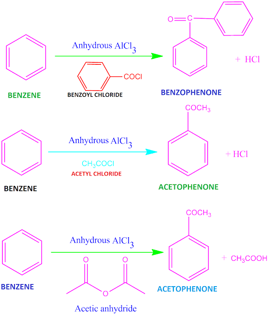 friedel-crafts acylation reaction-friedel-crafts acylation of  benzene-phenol-anisole and chloro benzene. | by KAKALI GHOSH ,  Teacher,blogger. M.Sc chemistry. | Medium