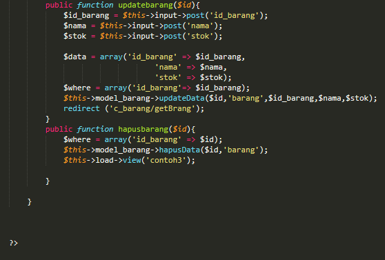 TUTORIAL CRUD PADA APLIKASI BARANG MENGGUNAKAN CODEIGNITER | By Sepvina ...