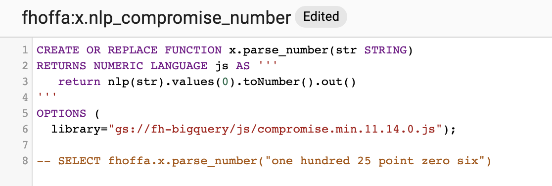 New In Bigquery Persistent Udfs User Defined Functions Are A Powerful By Felipe Hoffa Medium