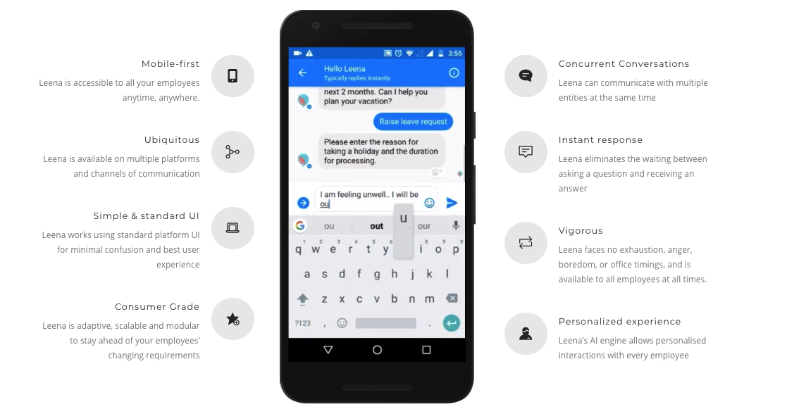 Leena Automating The Hr Helpdesk Adit Jain By Arun Rao Chatbots Magazine