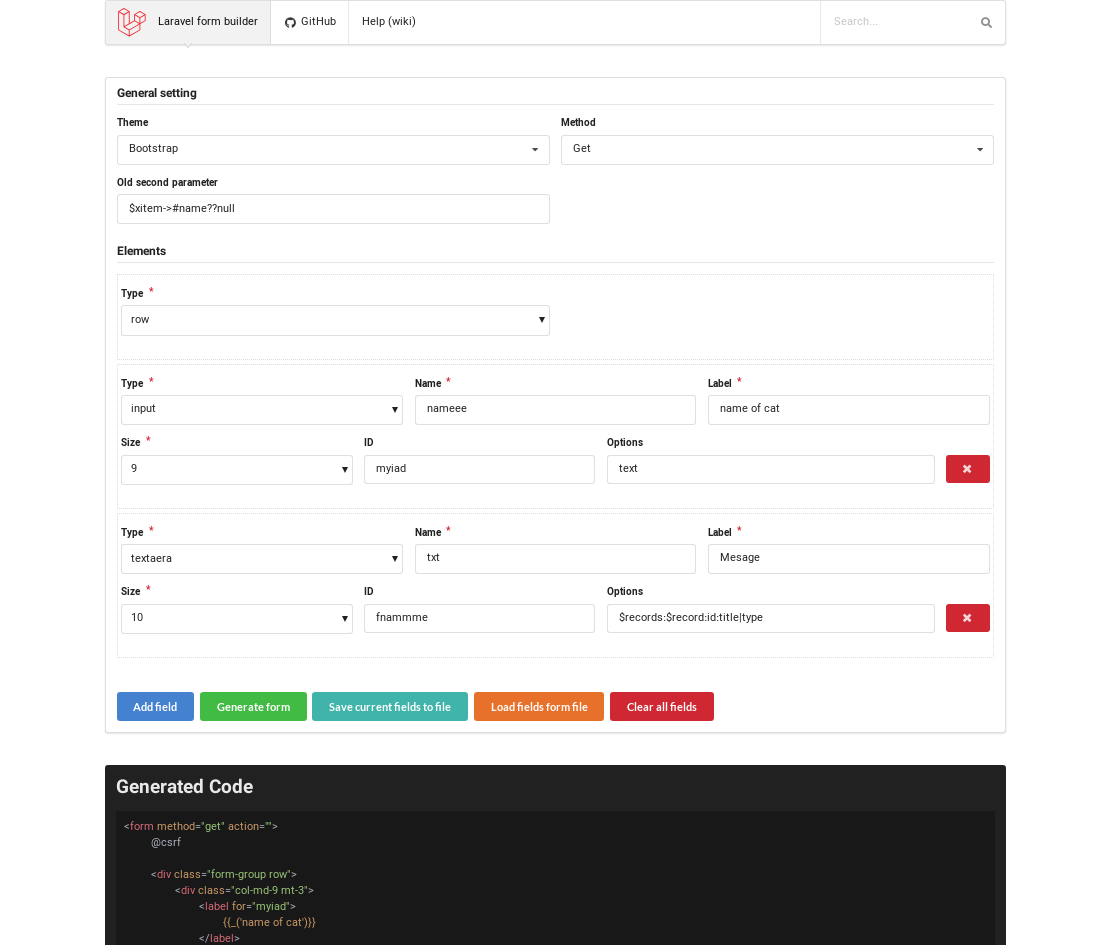 laravel-form-builder-bootstrap-semantic-ui-materialize-by-a1gard