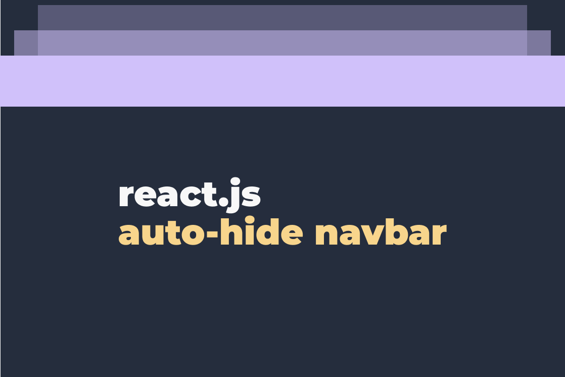 React auto-hide on scroll navbar with styled-components. | by Garrett Weems  | Medium
