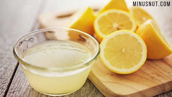lemon juice beauty marks
