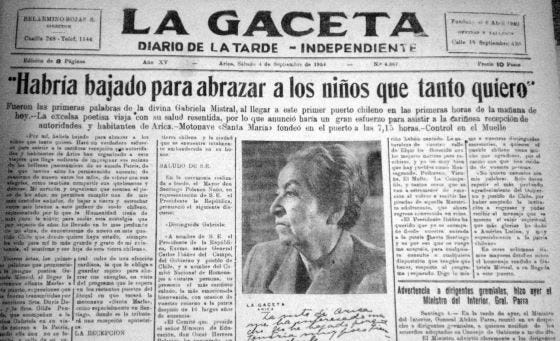 La Rockera Gabriela Mistral Ano 1945 By Manifiesto Teatral Medium