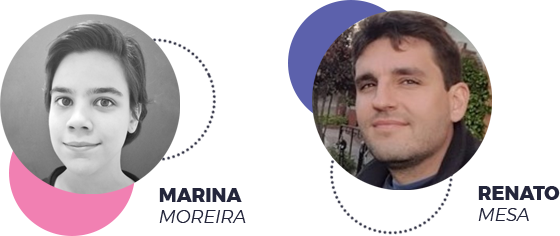 Marina Moreira e Renato Mesa