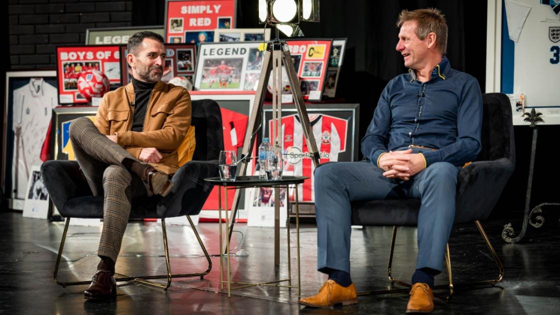 Plenty of laughs and great tales with England legend Stuart Pearce at Medina Theatre…