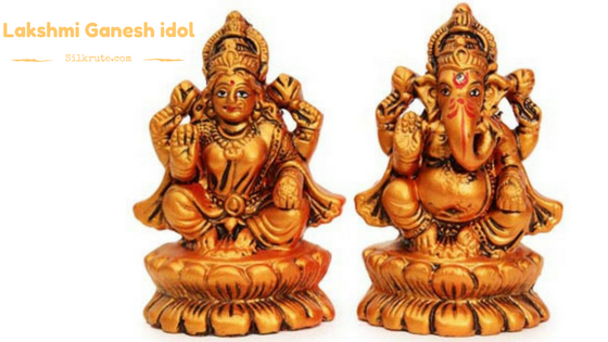 buy lakshmi ganesh idols online for diwali by silkrute medium buy lakshmi ganesh idols online for
