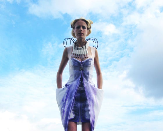 Anouk Wipprecht, a Dutch designer that uses 3D printing in her designs.