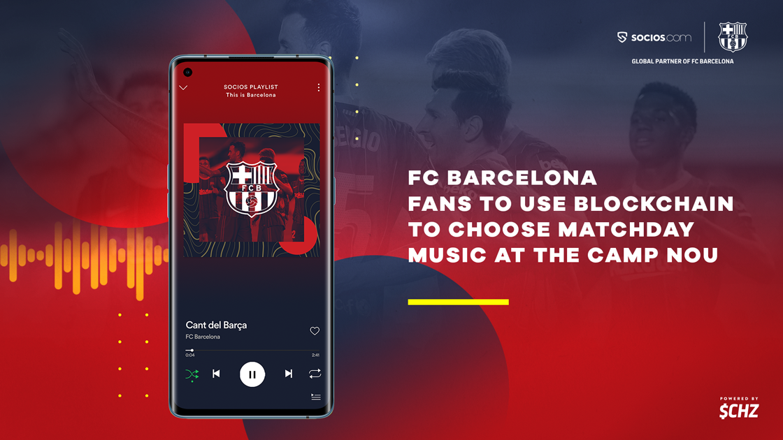 FC Barcelona Fans To Use Blockchain To Choose Matchday Music At The Camp  Nou | by Socios.com | Socios.com | Medium