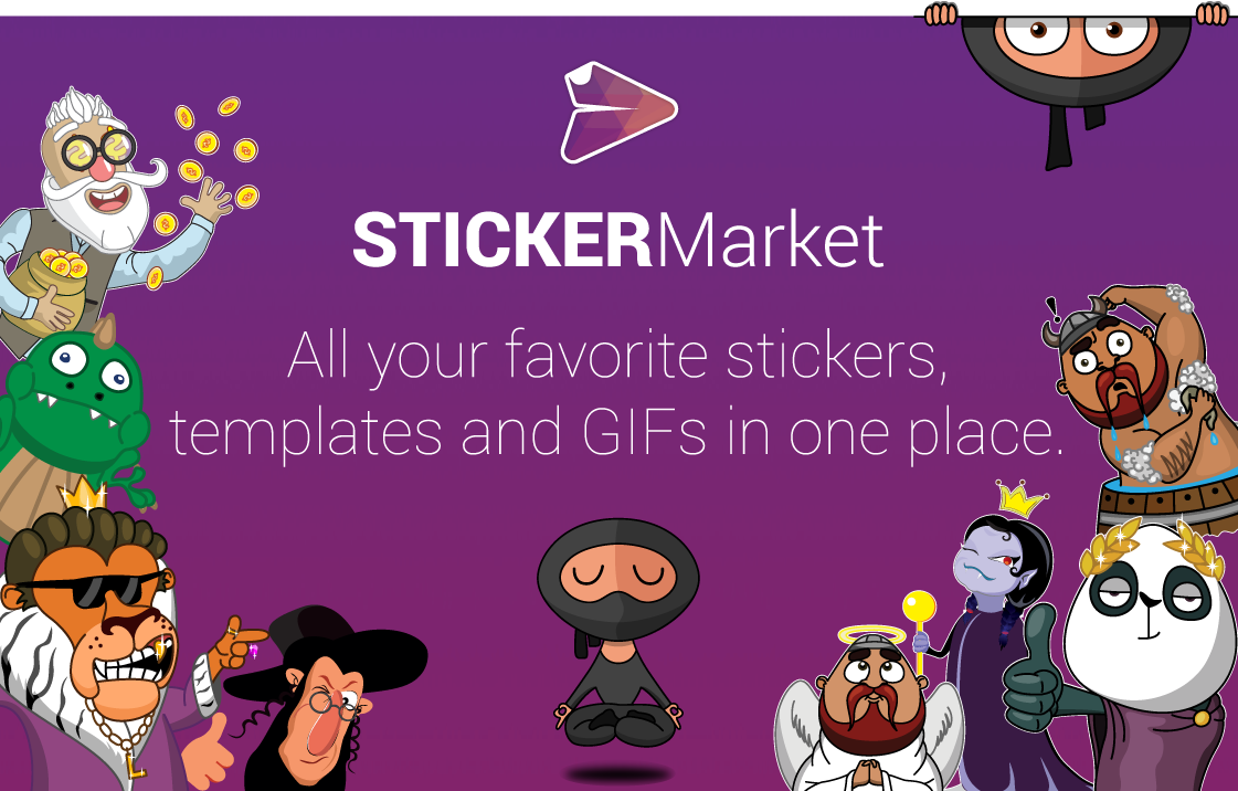 Sticker Market: All your favorite stickers, templates and GIFs in one  place. | by Gayane Mar | Medium