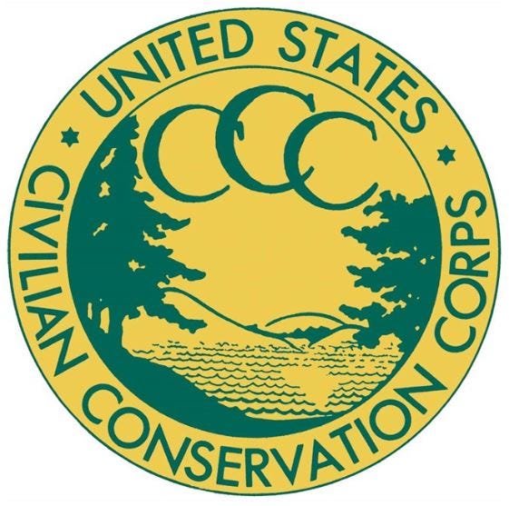 civilian conservation corps t shirt