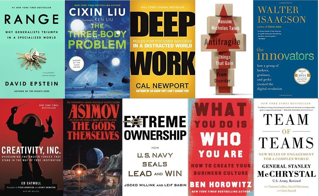 My Top Books Of 19 I Began 19 With The Goal Of Reading A By Kyle Evans Product Coalition