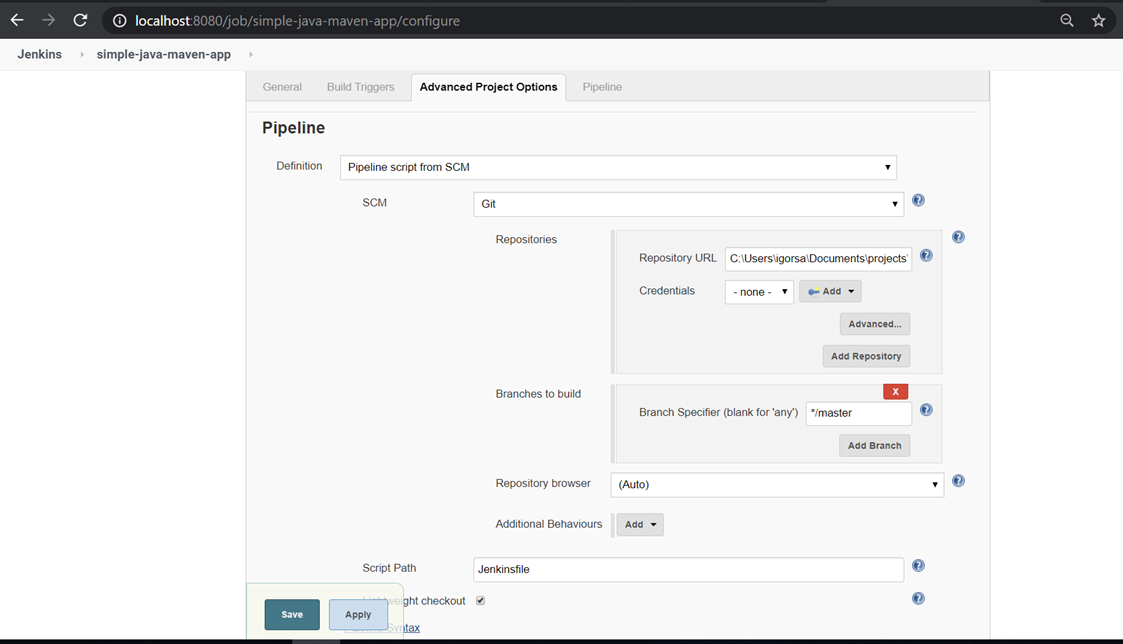 Your first Jenkins pipeline using local jenkins war by Igor Medium