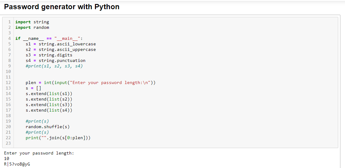 Password Generator with Python. A random password generator is a… | by Abu  Bin Fahd | Medium