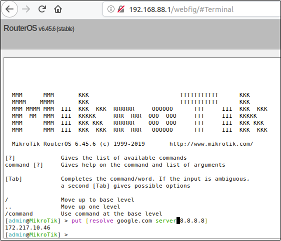 RouterOS: Chain to Root. DNS Request to a Root Busybox Shell | by Jacob  Baines | Tenable TechBlog | Medium