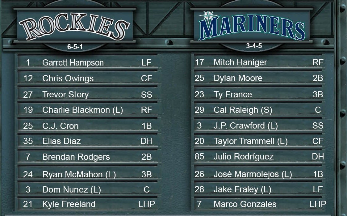 Mariners Gameday March 13 At Colorado By Marinerspr Mar 21 From The Corner Of Edgar Dave