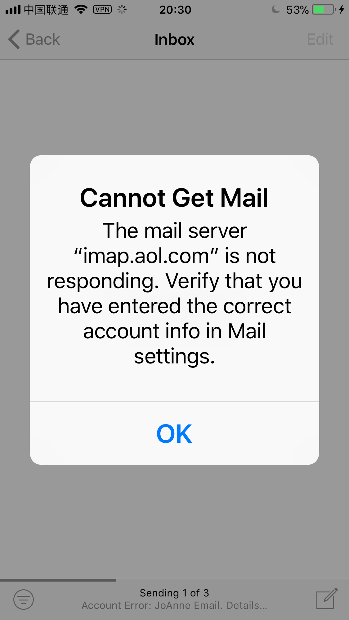 Fix 1 888 256 1911 Imap Aol Com Is Not Responding On Iphone Ipad