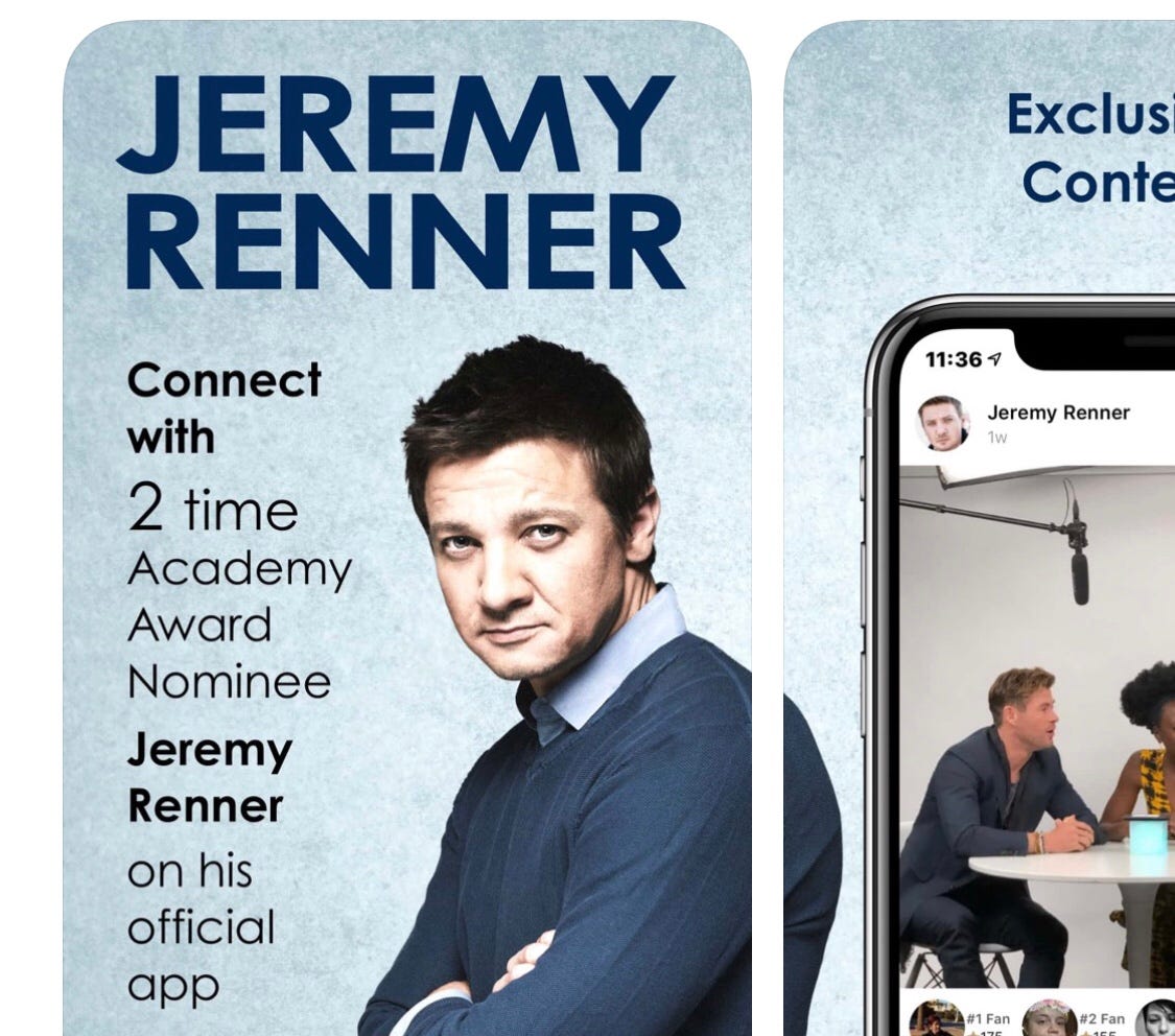 The Official Jeremy Renner App Is Officially A Disaster By Noah Stambovsky Medium