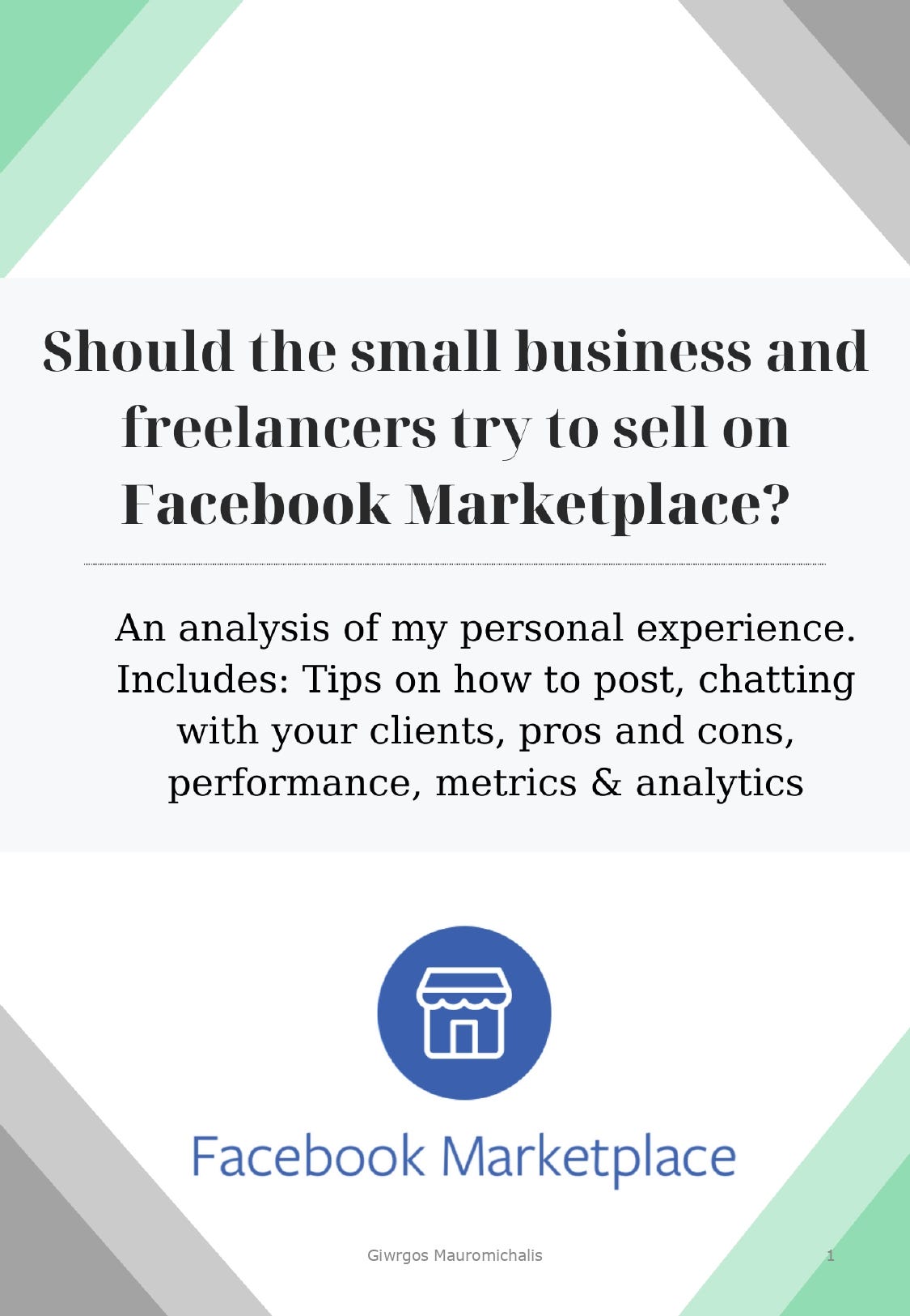How To Sell On Facebook Marketplace By Giwrgos Mavromichalis Jun 21 Medium How To Sell On Facebook Marketplace By Giwrgos Mavromichalis Jun 21 Medium