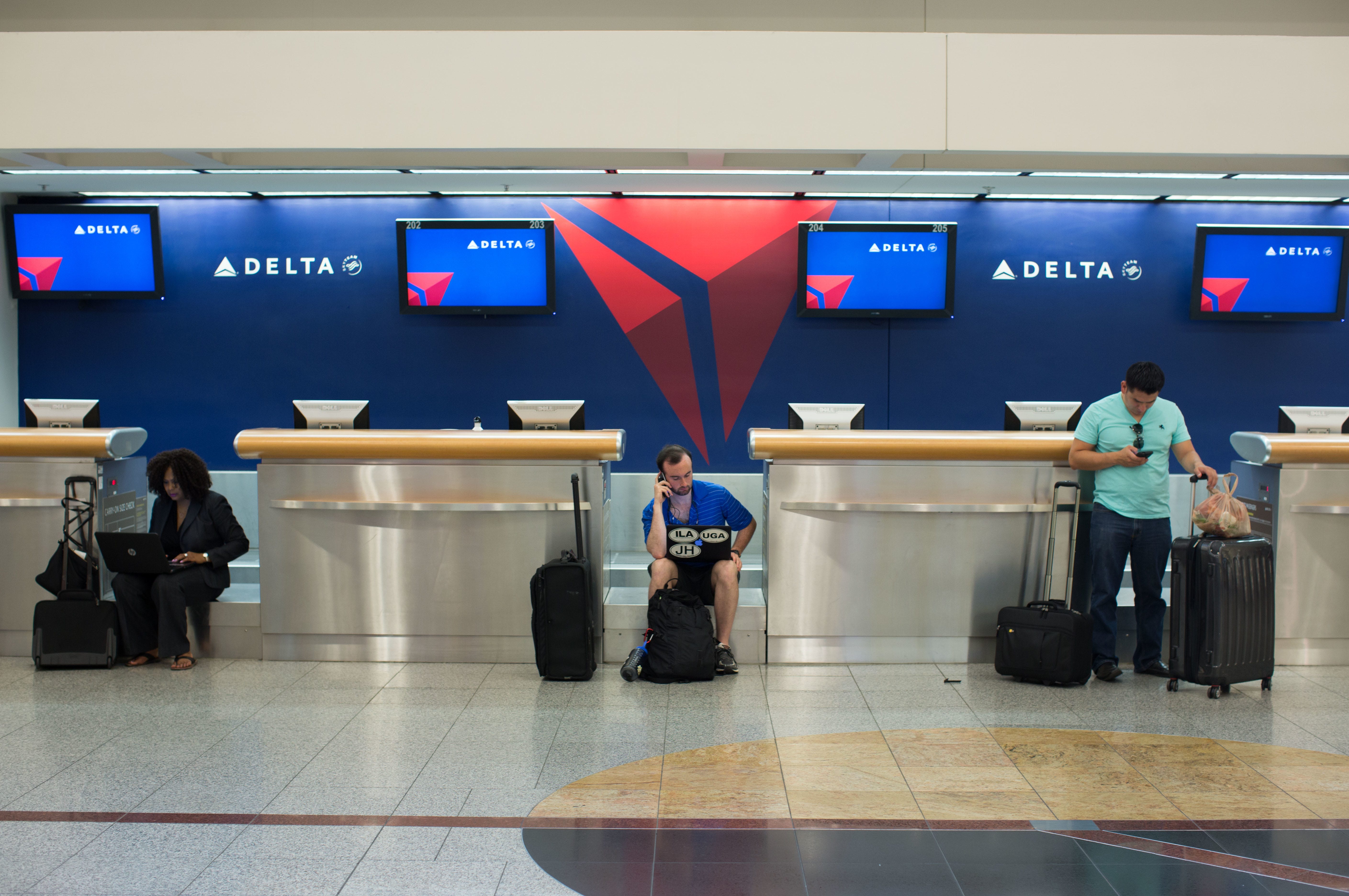 delta international travel baggage