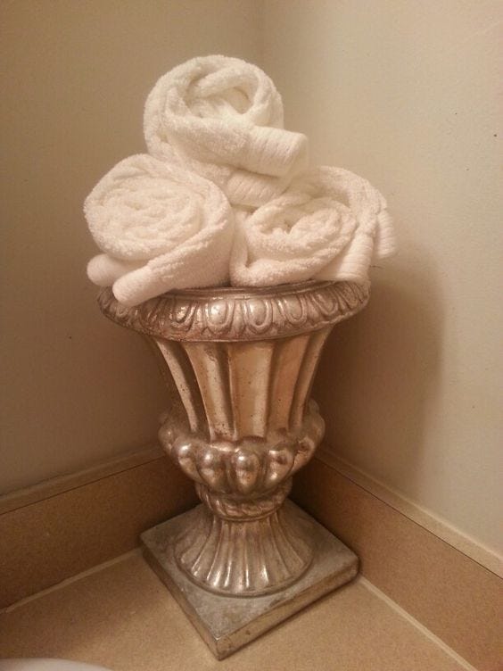 10 Decorative Ways to Display & Store Bath Towels by Dianne Decor