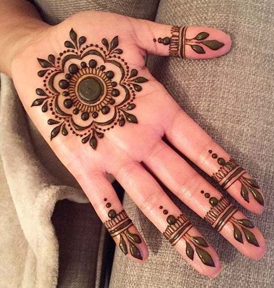 Top 11 Simple Mehandi Designs For Girls On Janmashtami 2019