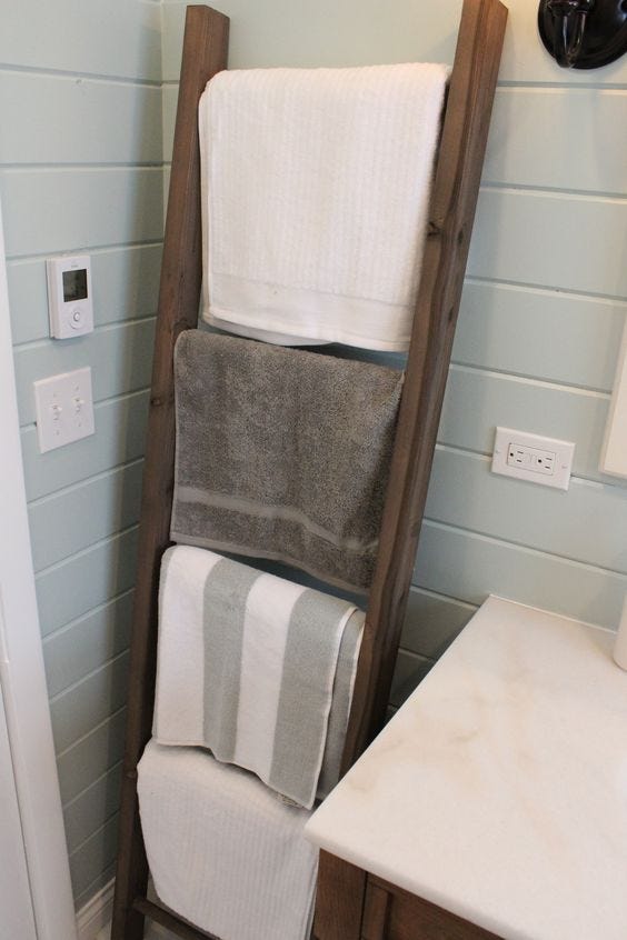 10 Decorative Ways to Display & Store Bath Towels by Dianne Decor