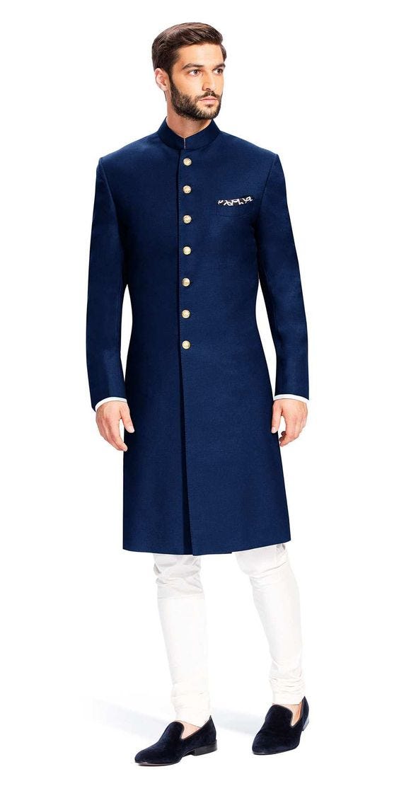 simple sherwani
