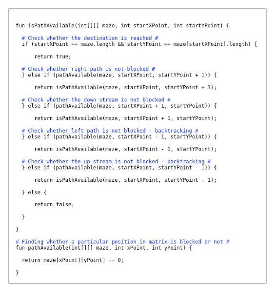 Matrix Traversal with Backtracking | by Ayesh Almeida | Dev Genius