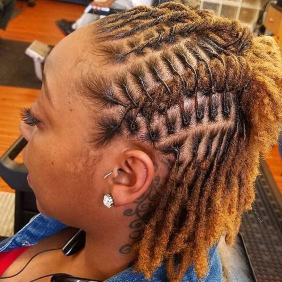 amazing  simple short dreadlocks styles for ladies