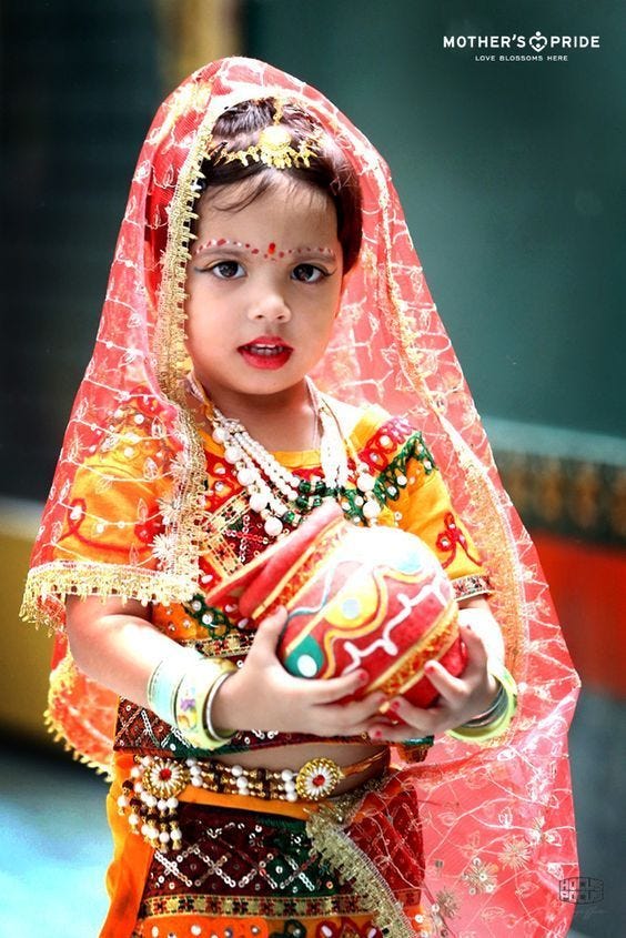 radha dress for girl