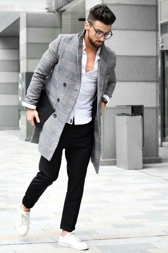 sharp business attire
