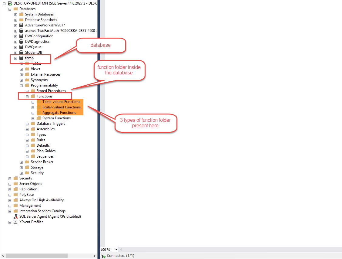 User Defined Function In SQL Server-2020 | by SAGAR JAYBHAY | Analytics  Vidhya | Medium