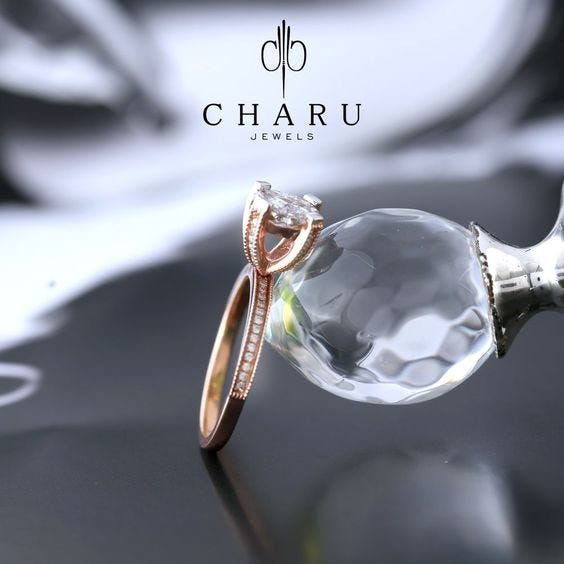 Trending Engagement Diamond Rings For Women By Naksh Kaloo Medium