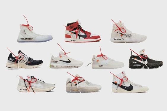 Virgil Abloh x Nike “The Ten” Collection